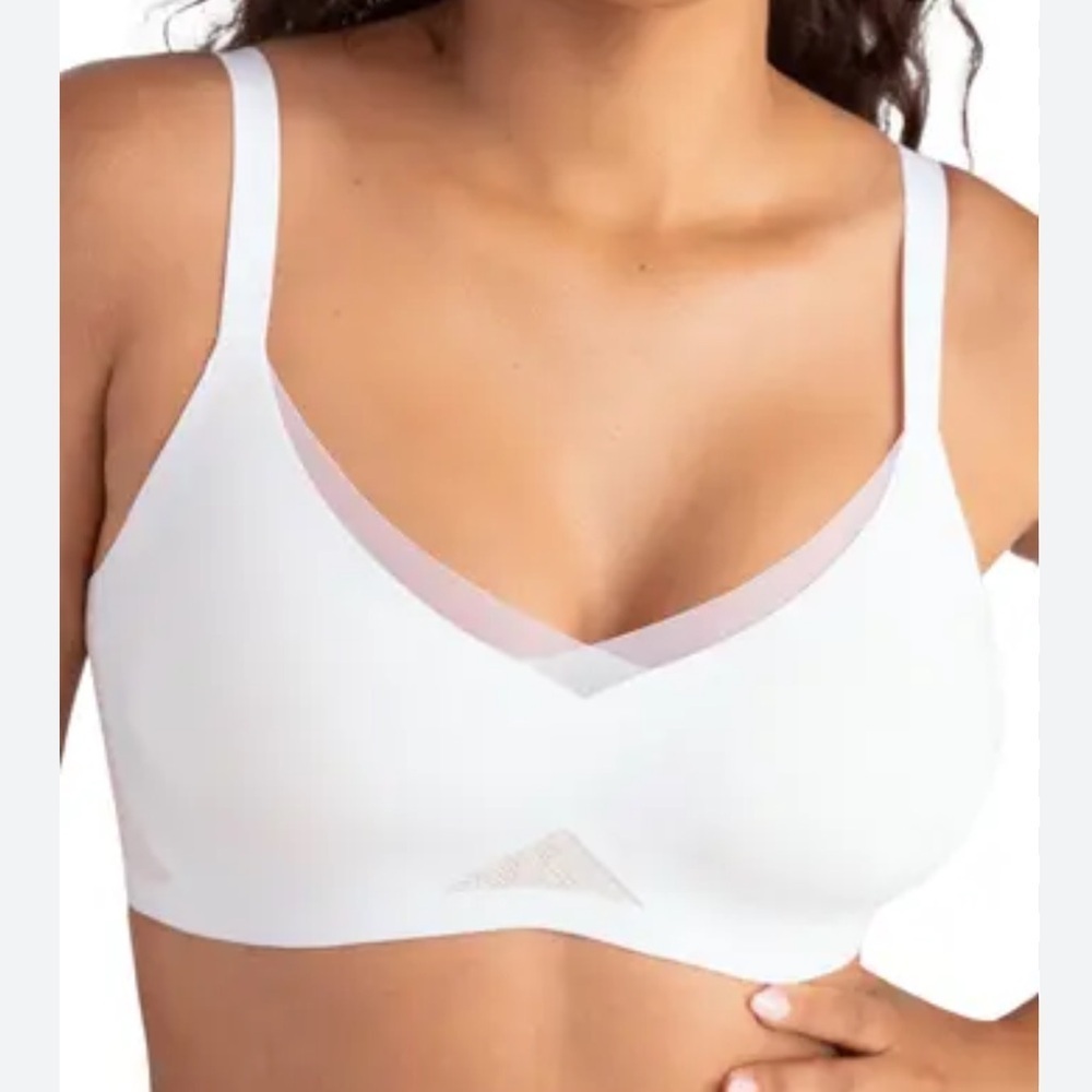 HoneyLove 1X White Wireless Bra